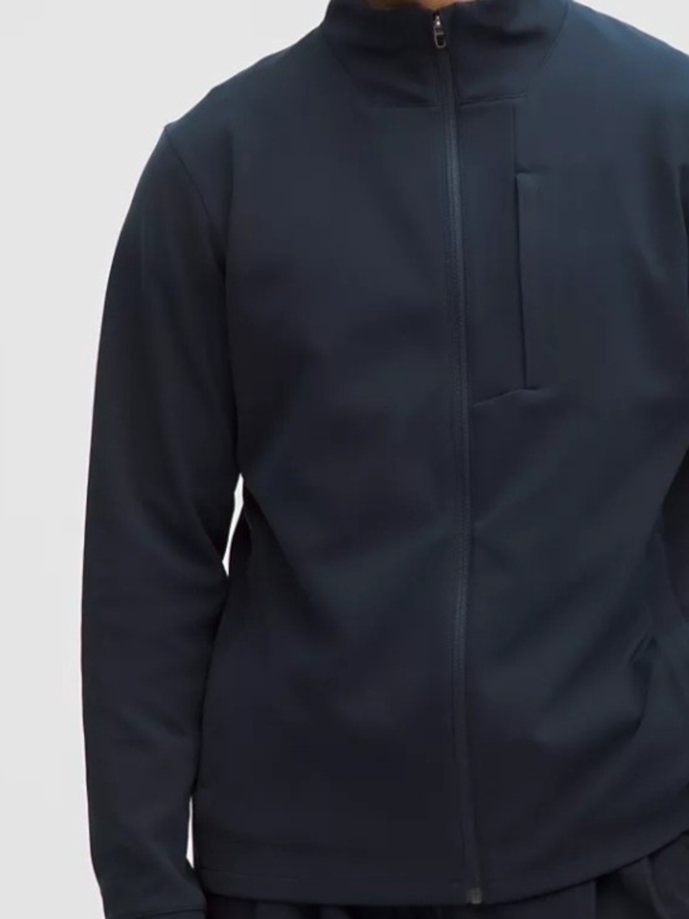 lululemon athletica Men's Navy Full-Zip Performance Jacket